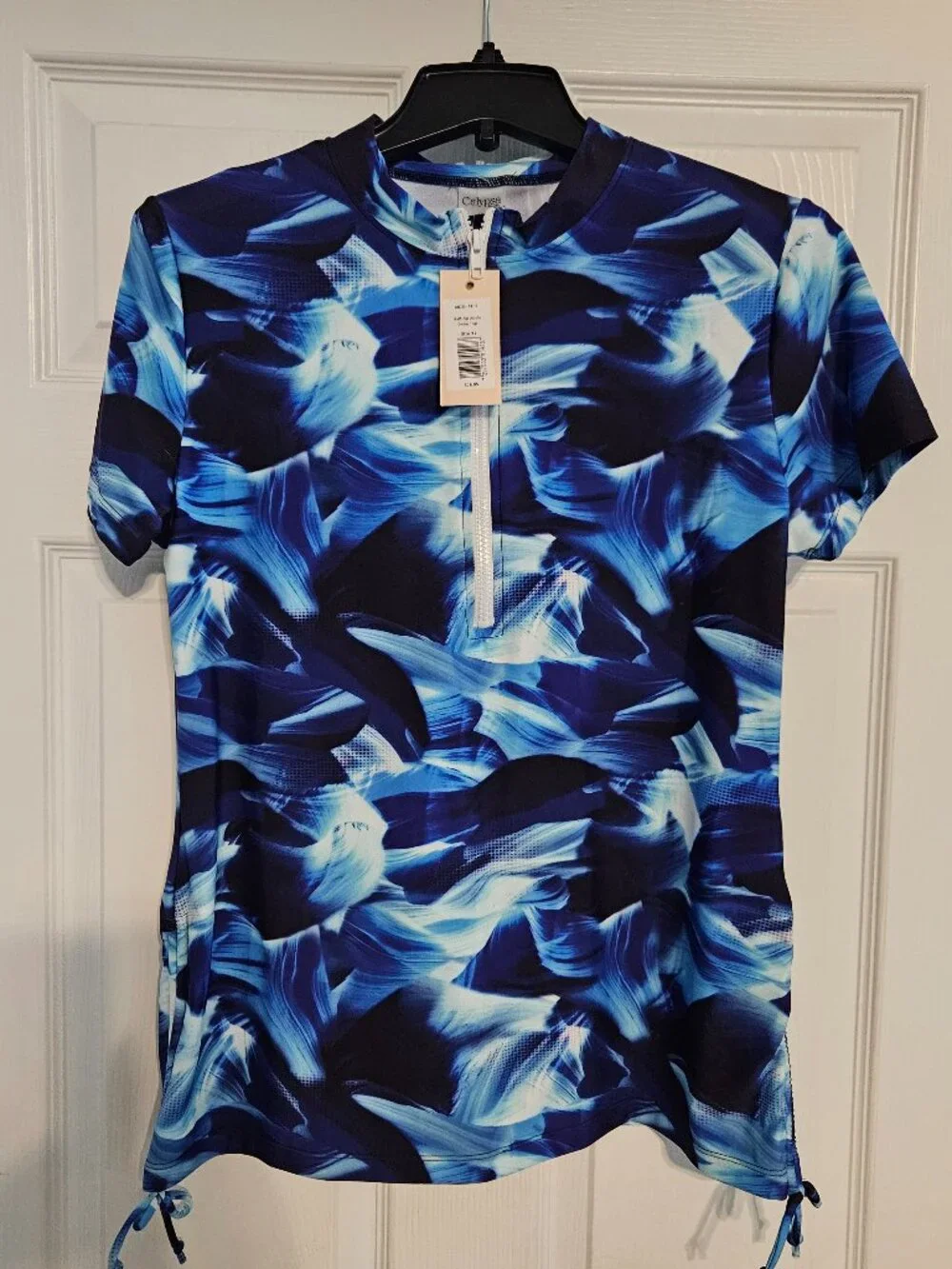 Calypsa Half Zip Adele Swim Top Size XL